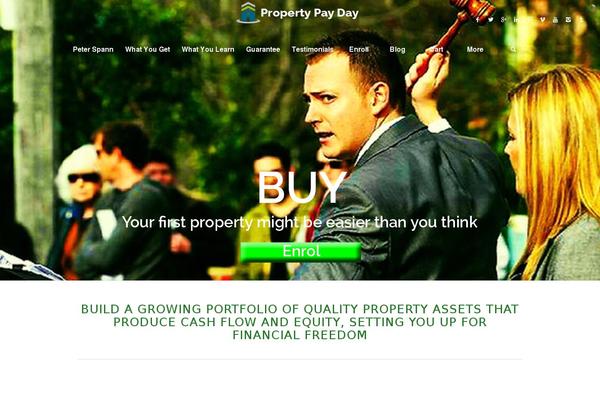 Enfold theme site design template sample