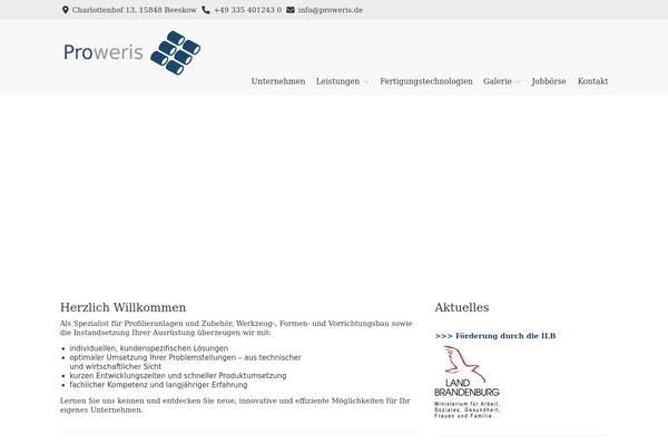 Kalium theme site design template sample
