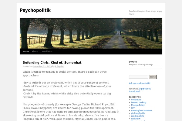Twenty Ten theme site design template sample
