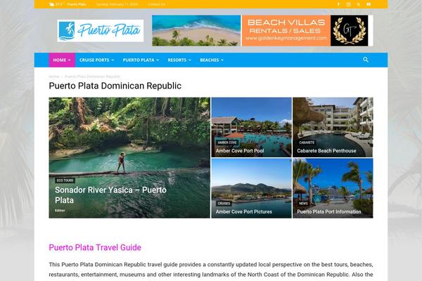 Newspaper theme site design template sample