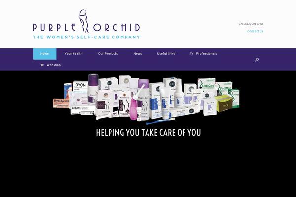 Vantage theme site design template sample