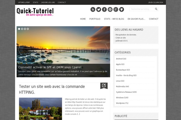 Sahifa theme site design template sample