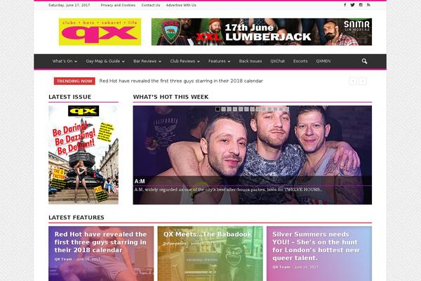 Newspaper theme site design template sample