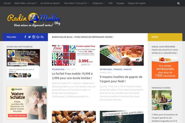 GeneratePress theme site design template sample