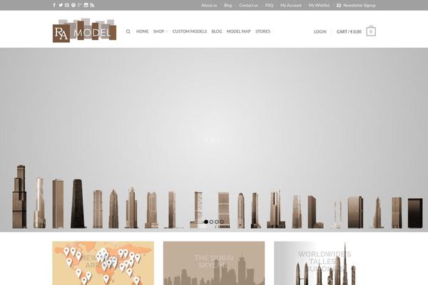 Flatsome theme site design template sample