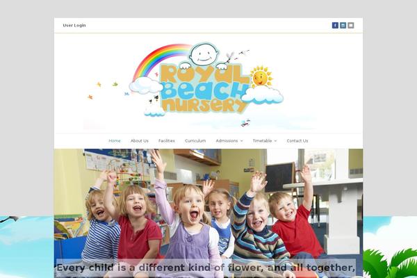 Total theme site design template sample