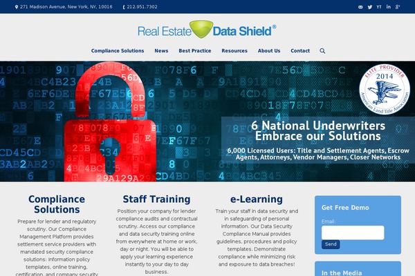 The7 theme site design template sample