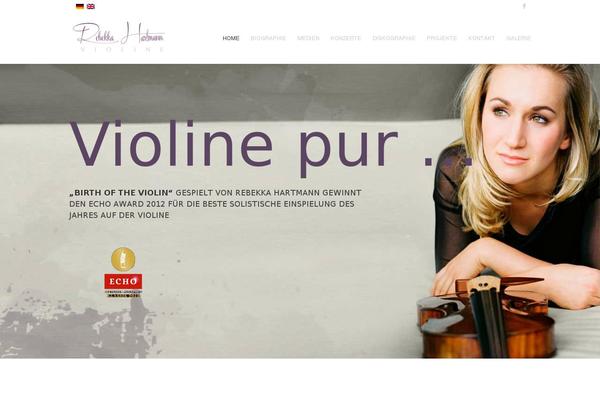 Enfold theme site design template sample