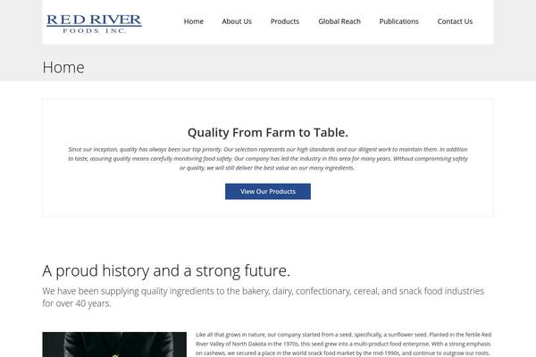 redriverfoods.com site used Redriver