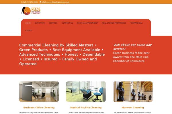 Divi Child theme site design template sample