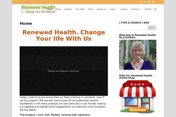Divi theme site design template sample
