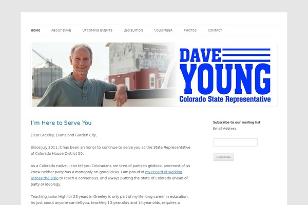 Twenty Twelve theme site design template sample