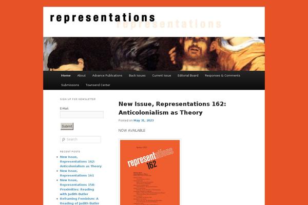 Twenty Eleven theme site design template sample