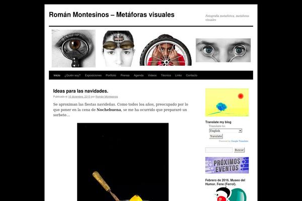 Twenty Ten theme site design template sample
