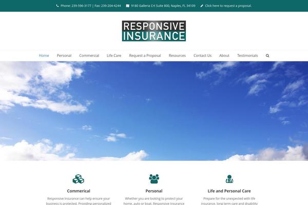 Total theme site design template sample