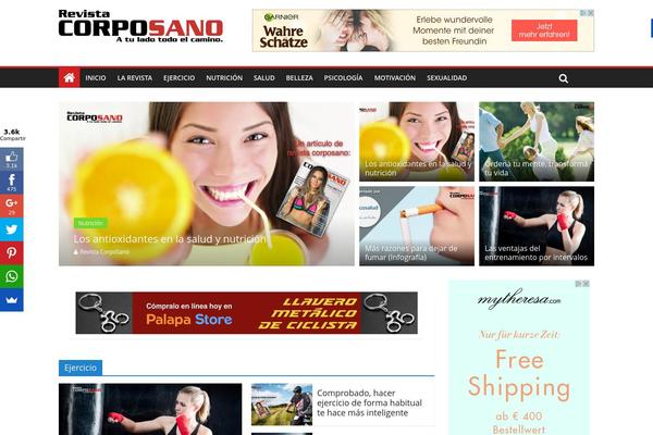 ColorMag theme site design template sample
