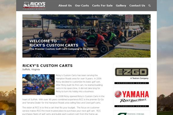 Enfold theme site design template sample