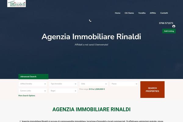 WP Residence theme site design template sample
