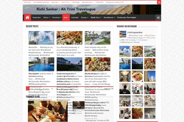 Sahifa theme site design template sample