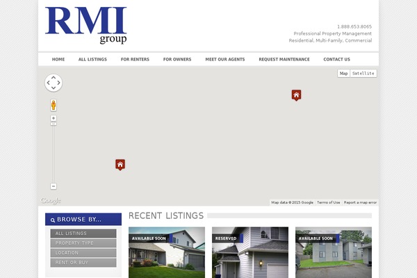 Site using Google Maps Widget plugin
