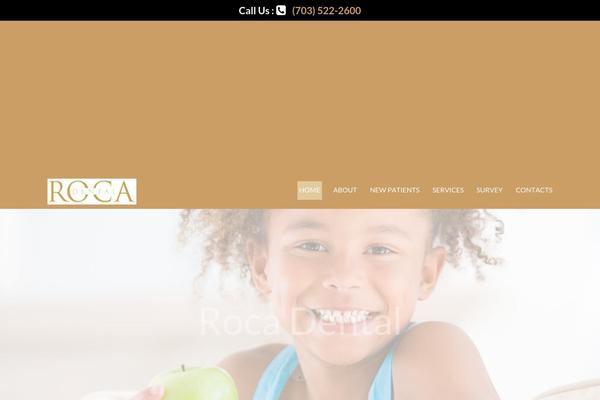 Cherry Framework theme site design template sample