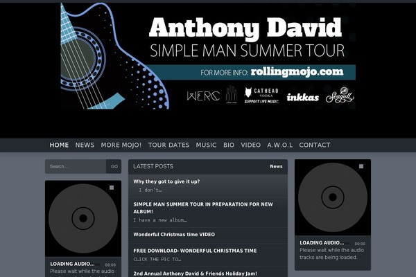 Soundcheck theme site design template sample