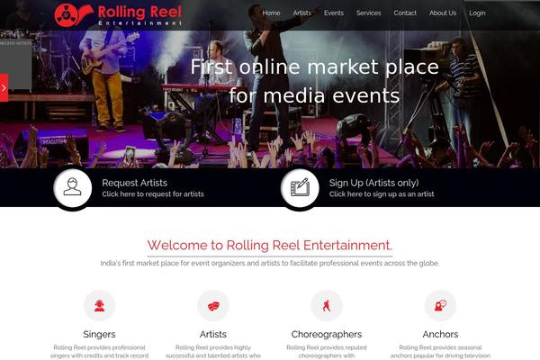 Site using Testimonials-showcase plugin