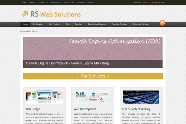 Site using Taqyeem plugin