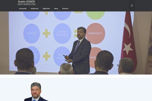 Vantage theme site design template sample