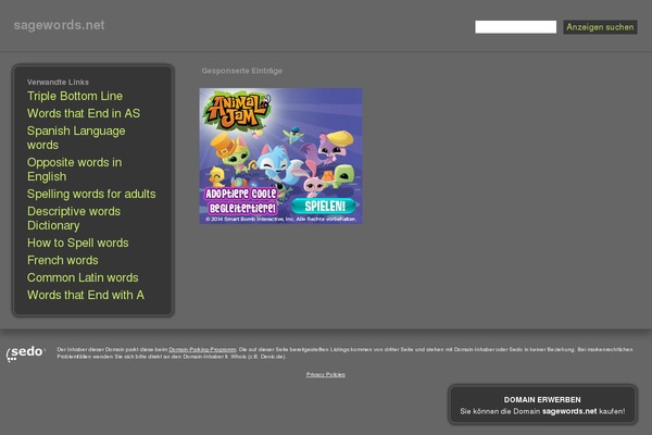 sagewords.net site used Rubine Lite