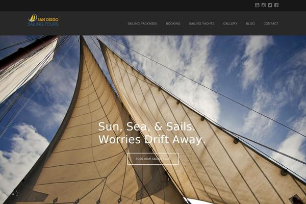 Amber theme site design template sample