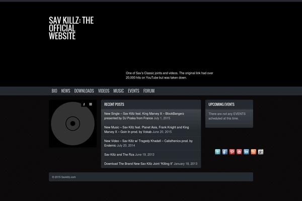 Soundcheck theme site design template sample