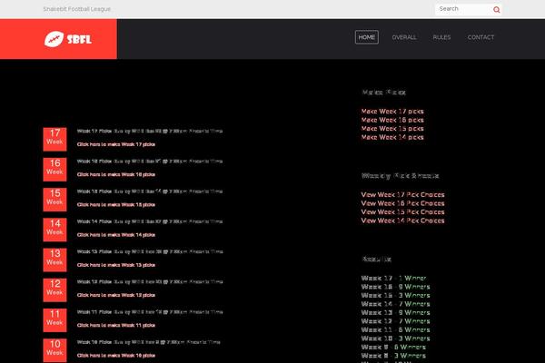 Shard theme site design template sample