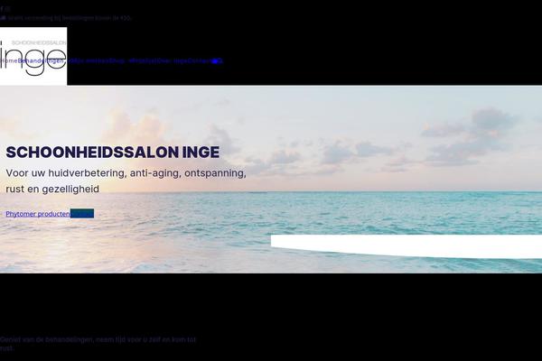 Total theme site design template sample