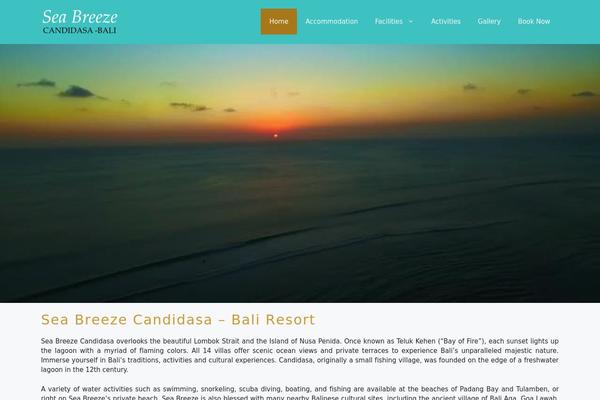 GeneratePress theme site design template sample