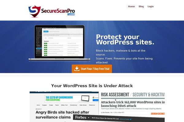 securescanpro.com site used Optimize
