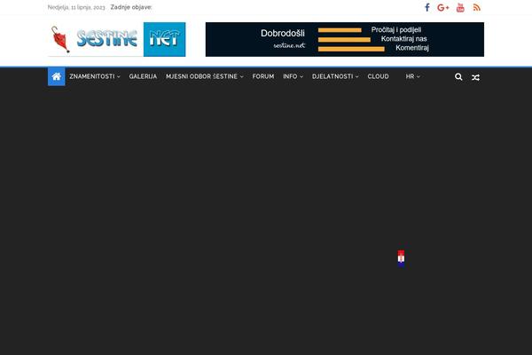 sestine.net site used Colormag-pro