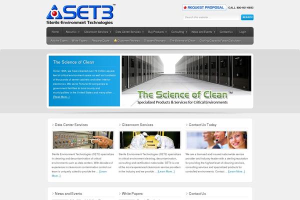 Enterprise theme site design template sample