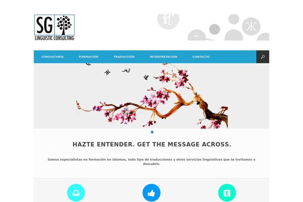 Vantage theme site design template sample
