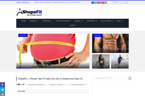 SmartMag theme site design template sample