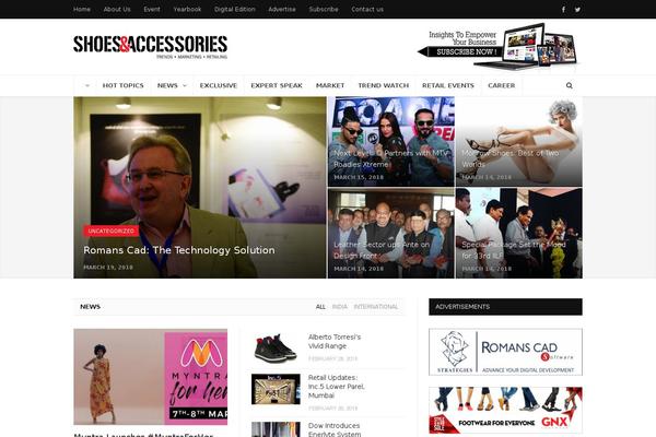 SmartMag theme site design template sample