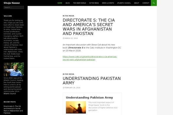 Twenty Fourteen theme site design template sample