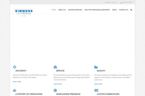 Industrial theme site design template sample