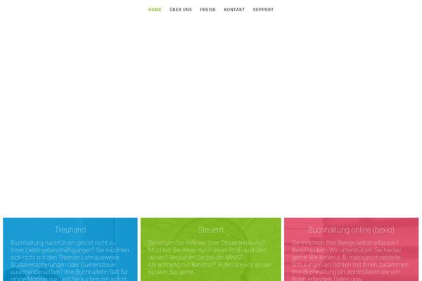 X Child theme site design template sample