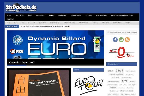 Site using TablePress plugin