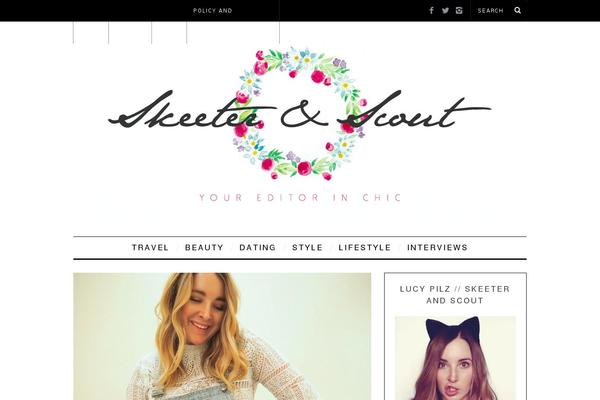 Simplemag theme site design template sample