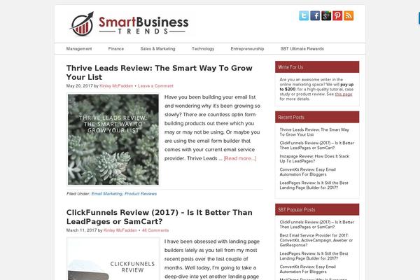 Genesis theme site design template sample