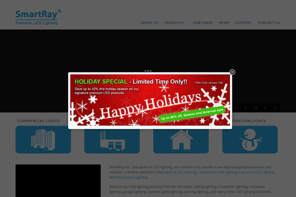 Allure theme site design template sample