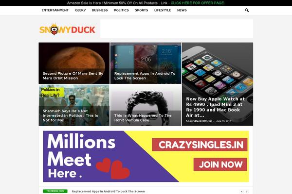 NewsMag theme site design template sample