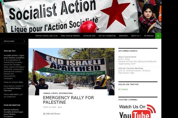 socialistaction.ca site used Prosperity